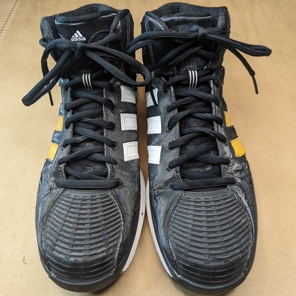 Adidas Pro Model 0 Men's G22882 Black White Basketball Shoes Sneakers Size 12.
